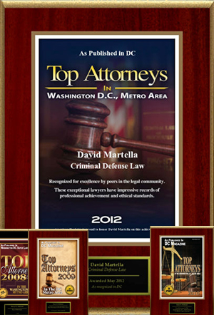 Top Attorneys In The DC Metro Area award 2012